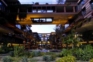 Common area at night