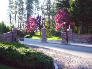 Gated entry to Harbor Veiw Estates - Lake Coeur d'Alene - Idaho