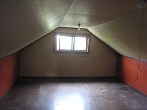 Funky Pull Down Stairs to this area
