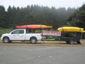 Rent a kayak for some fun on the Lagoon