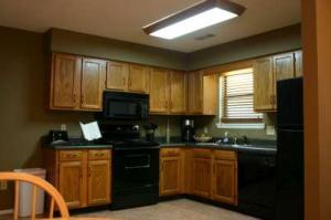 Remodeled kitchen with new appliances