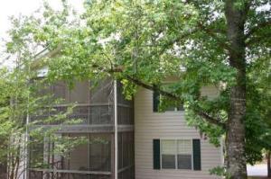 View of screened porch