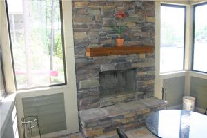 Porch With Fireplace
