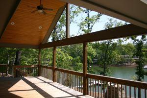 Covered Deck With View