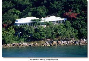 View of Villa La Miramar St. John USVI