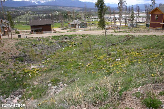 Springtime view of lot