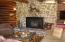 Fireplace in living room