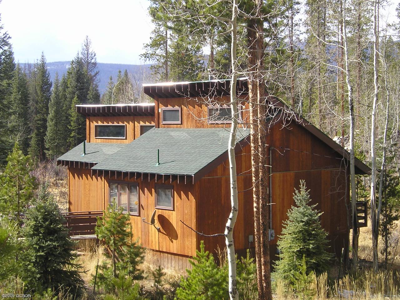Exterior of Columbine Cabin