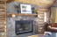 Close-up of Fireplace