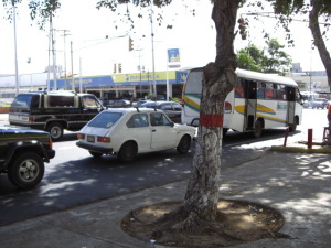 Vista desde la avenida principal
