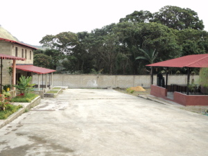 Estacionamiento de las cabañas