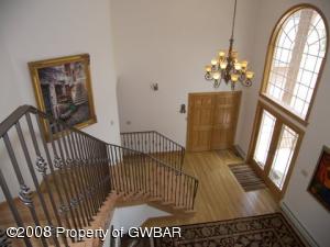 View from stairway