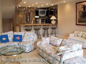 Left Rear Condo Complex Living Rm w/Bar