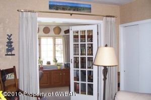 View of Library from Family Room