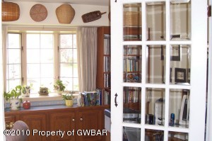 View of Library from Family Room #2