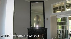 Marble Fireplace in Living Room