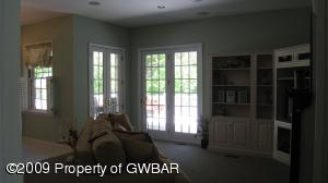 Family Room with Doors Out To Deck