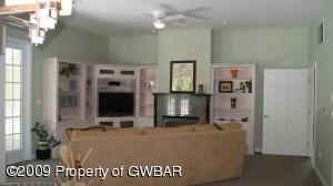 Family Room with Gas Burning Firleplace