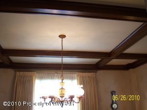 Ceiling in Dining Room