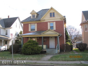 Multi Family for Sale, ListingId:17847582, location: 2415 W FOURTH STREET Williamsport 17701